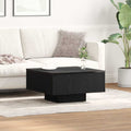 Mesa de Café Roble Negro 60 x 60 x 31,5 cm Madera de ingeniería