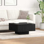 Mesa de Café Roble Negro 60 x 60 x 31,5 cm Madera de ingeniería