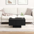 Mesa de Café Roble Negro 60 x 60 x 31,5 cm Madera de ingeniería