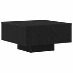 Mesa de Café Roble Negro 60 x 60 x 31,5 cm Madera de ingeniería