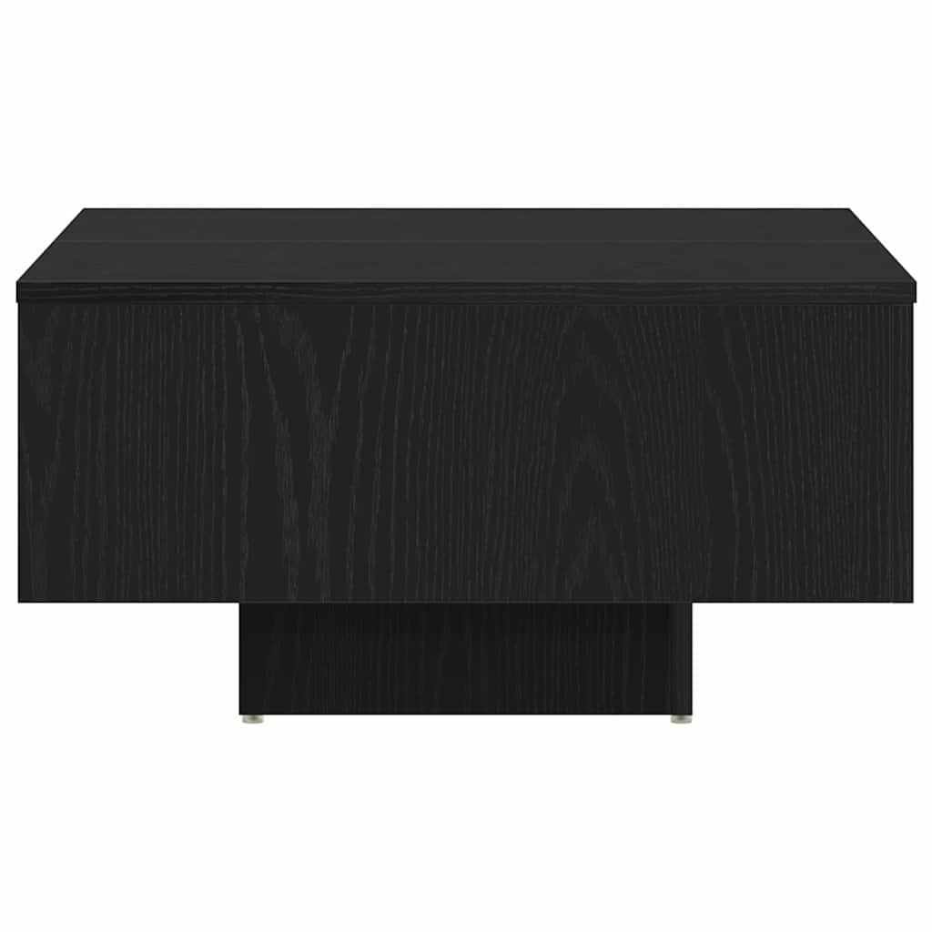 Mesa de Café Roble Negro 60 x 60 x 31,5 cm Madera de ingeniería