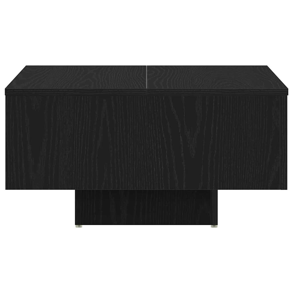 Mesa de Café Roble Negro 60 x 60 x 31,5 cm Madera de ingeniería