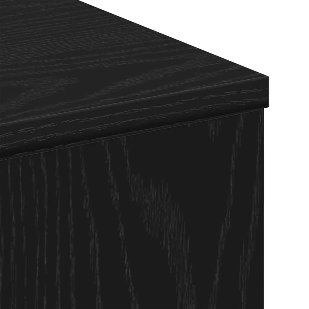Mesa de Café Roble Negro 90 x 67 x 33 cm Madera de ingeniería