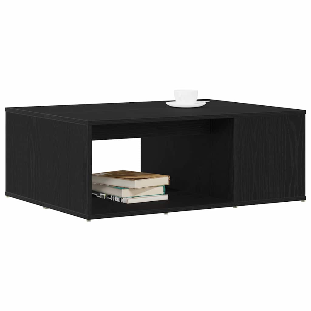 Mesa de Café Roble Negro 90 x 67 x 33 cm Madera de ingeniería