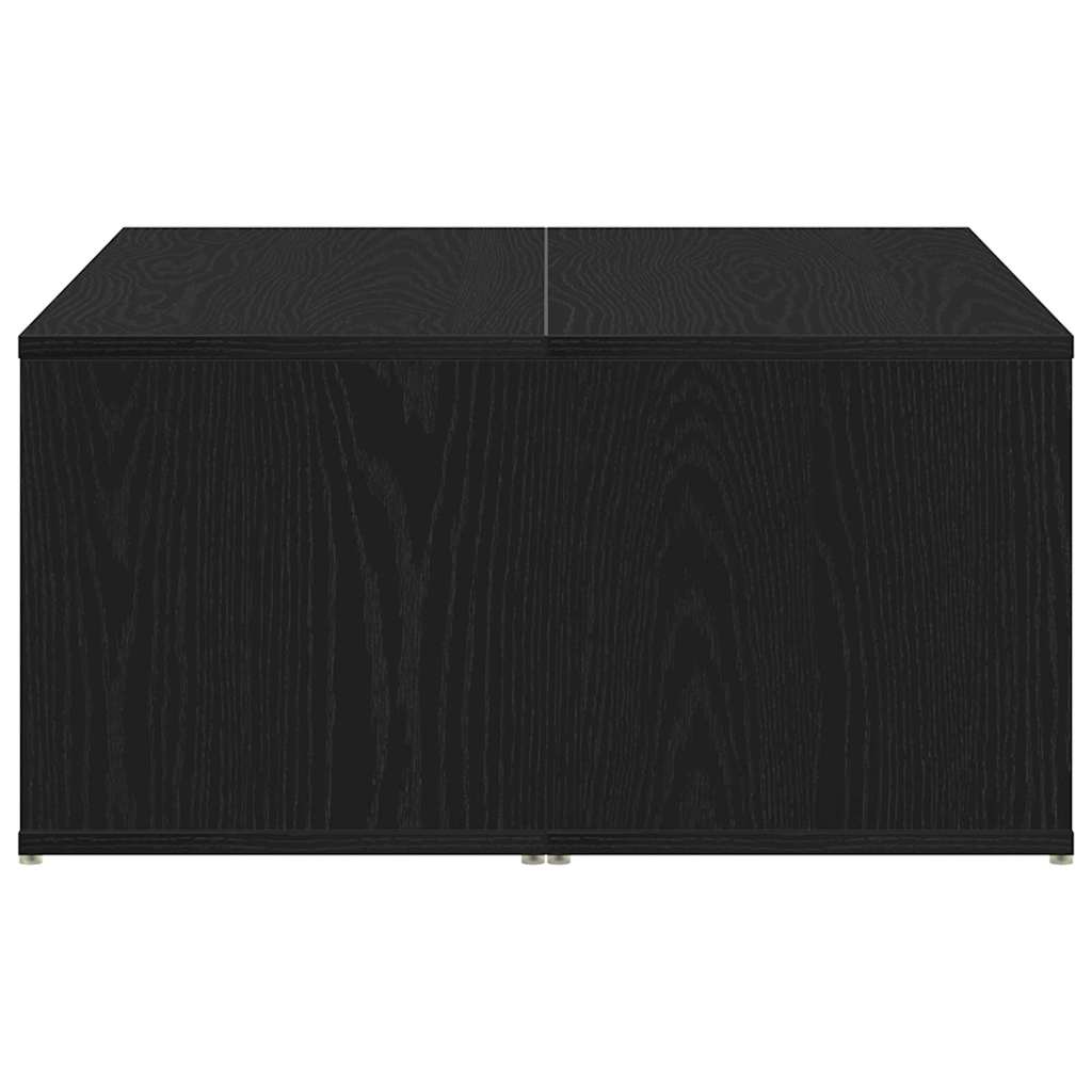 Mesa de Café Roble Negro 90 x 67 x 33 cm Madera de ingeniería