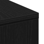 Mesa de Café Roble Negro 90 x 90 x 28 cm Madera de ingeniería