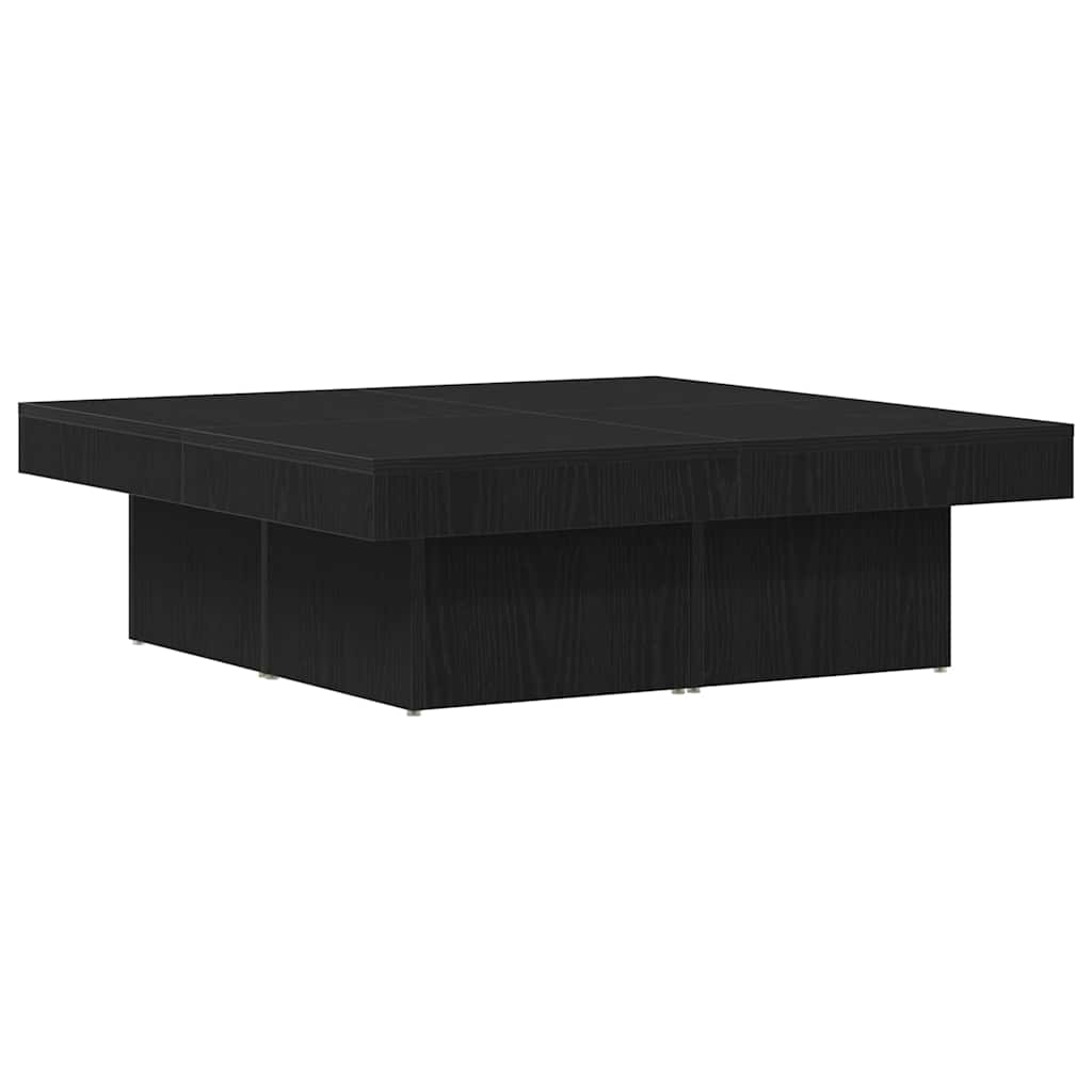 Mesa de Café Roble Negro 90 x 90 x 28 cm Madera de ingeniería