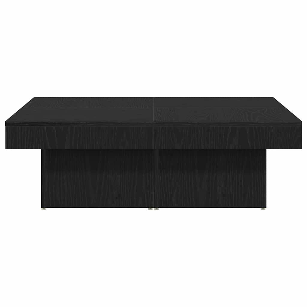 Mesa de Café Roble Negro 90 x 90 x 28 cm Madera de ingeniería