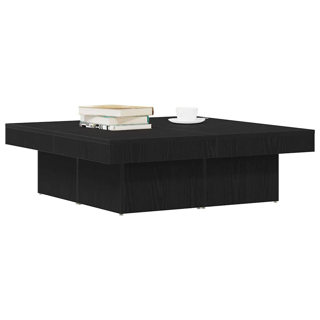 Mesa de Café Roble Negro 90 x 90 x 28 cm Madera de ingeniería