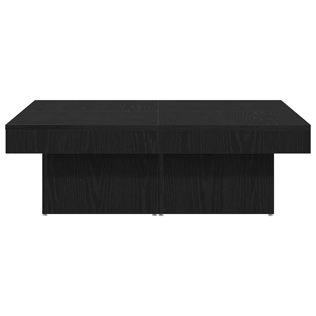 Mesa de Café Roble Negro 90 x 90 x 28 cm Madera de ingeniería