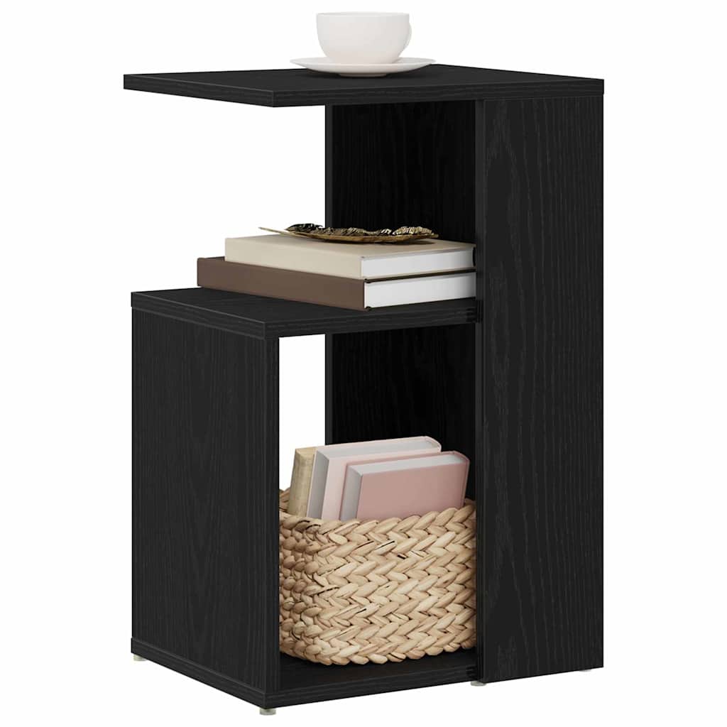 Mesa lateral Roble Negro 36 x 30 x 56 cm Madera de ingeniería