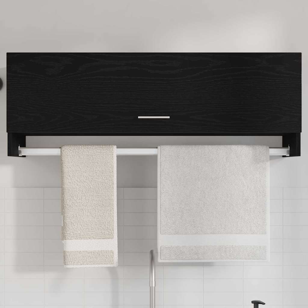 Armario Roble Negro 100 x 32,5 x 35 cm Madera contrachapada