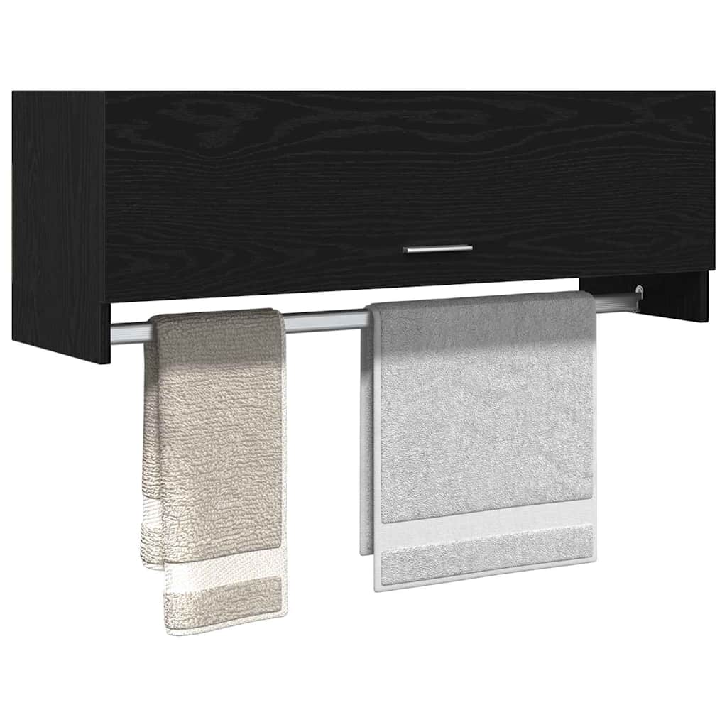 Armario Roble Negro 100 x 32,5 x 35 cm Madera contrachapada
