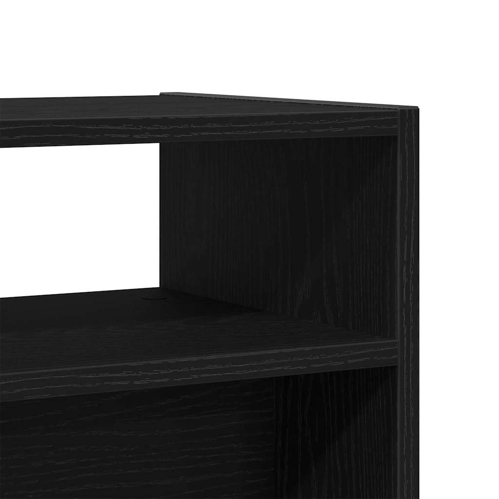 Mesa Consola Roble negro 105 x 30 x 80 cm Madera contrachapada