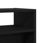 Mesa Consola Roble negro 105 x 30 x 80 cm Madera contrachapada