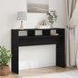 Mesa Consola Roble negro 105 x 30 x 80 cm Madera contrachapada