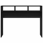 Mesa Consola Roble negro 105 x 30 x 80 cm Madera contrachapada