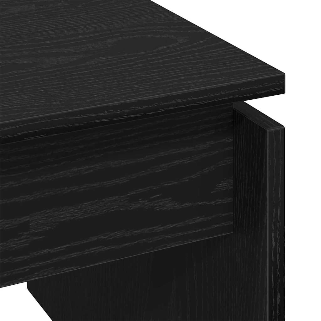 Mesa de Café Roble Negro 68 x 50 x 38 cm Madera de ingeniería