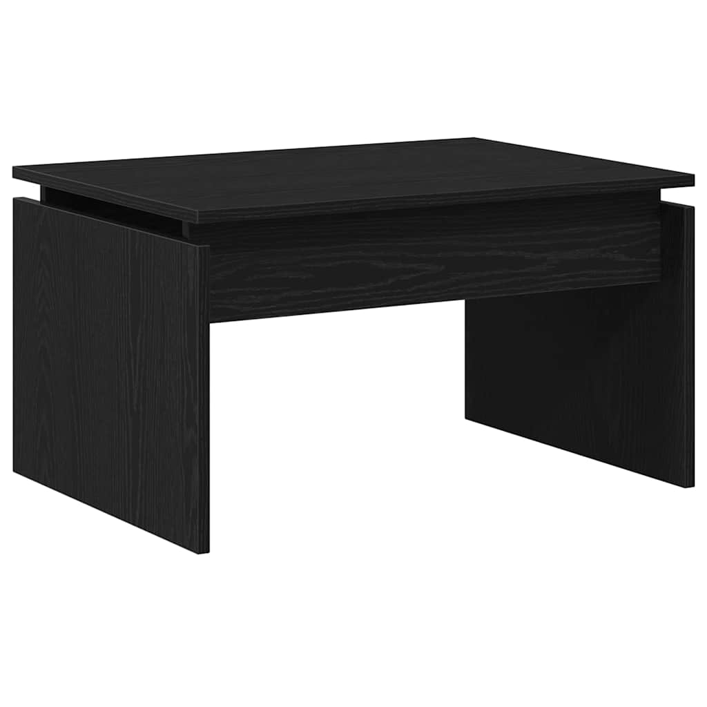 Mesa de Café Roble Negro 68 x 50 x 38 cm Madera de ingeniería