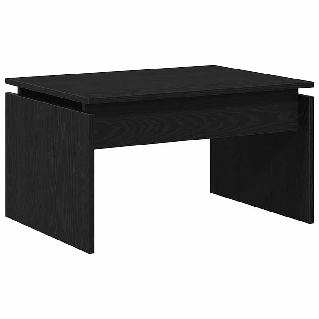 Mesa de Café Roble Negro 68 x 50 x 38 cm Madera de ingeniería