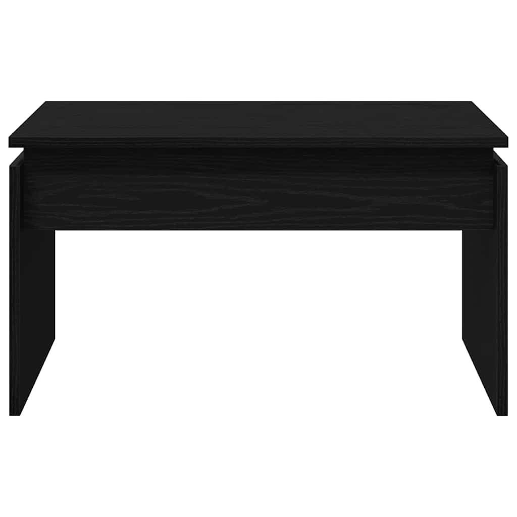 Mesa de Café Roble Negro 68 x 50 x 38 cm Madera de ingeniería