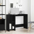 Escritorio Roble Negro 102,5 x 35 x 75 cm Madera de ingeniería