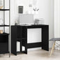 Escritorio Roble Negro 102,5 x 35 x 75 cm Madera de ingeniería