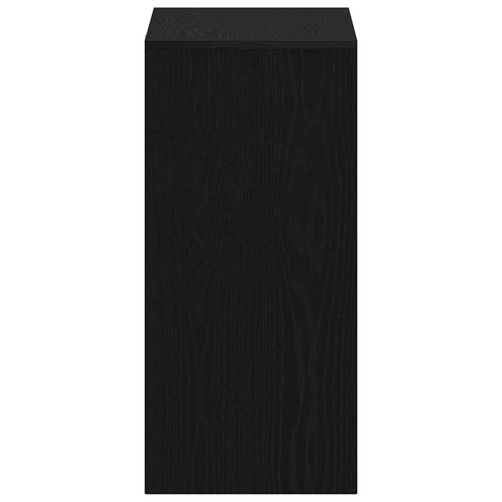 Escritorio Roble Negro 102,5 x 35 x 75 cm Madera de ingeniería