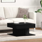 Mesa de Café Roble Negro 57 x 57 x 30 cm Madera de ingeniería
