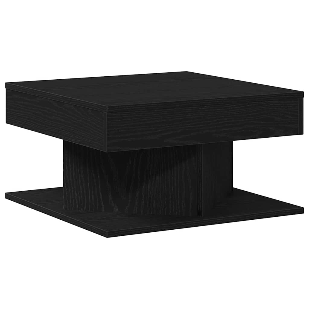 Mesa de Café Roble Negro 57 x 57 x 30 cm Madera de ingeniería