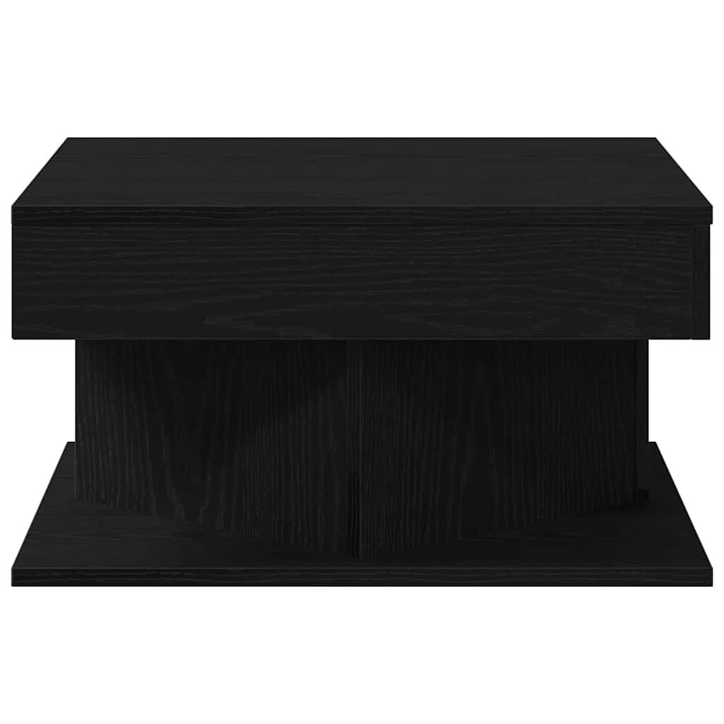 Mesa de Café Roble Negro 57 x 57 x 30 cm Madera de ingeniería