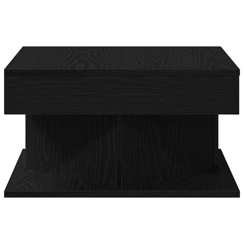 Mesa de Café Roble Negro 57 x 57 x 30 cm Madera de ingeniería