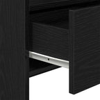 Vitrina Roble Negro 105 x 30 x 70 cm Madera contrachapada
