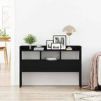 Vitrina Roble Negro 105 x 30 x 70 cm Madera contrachapada