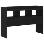 Vitrina Roble Negro 105 x 30 x 70 cm Madera contrachapada