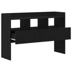 Vitrina Roble Negro 105 x 30 x 70 cm Madera contrachapada