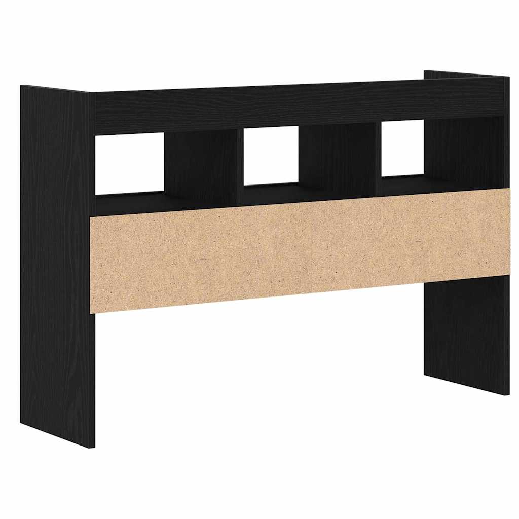 Vitrina Roble Negro 105 x 30 x 70 cm Madera contrachapada
