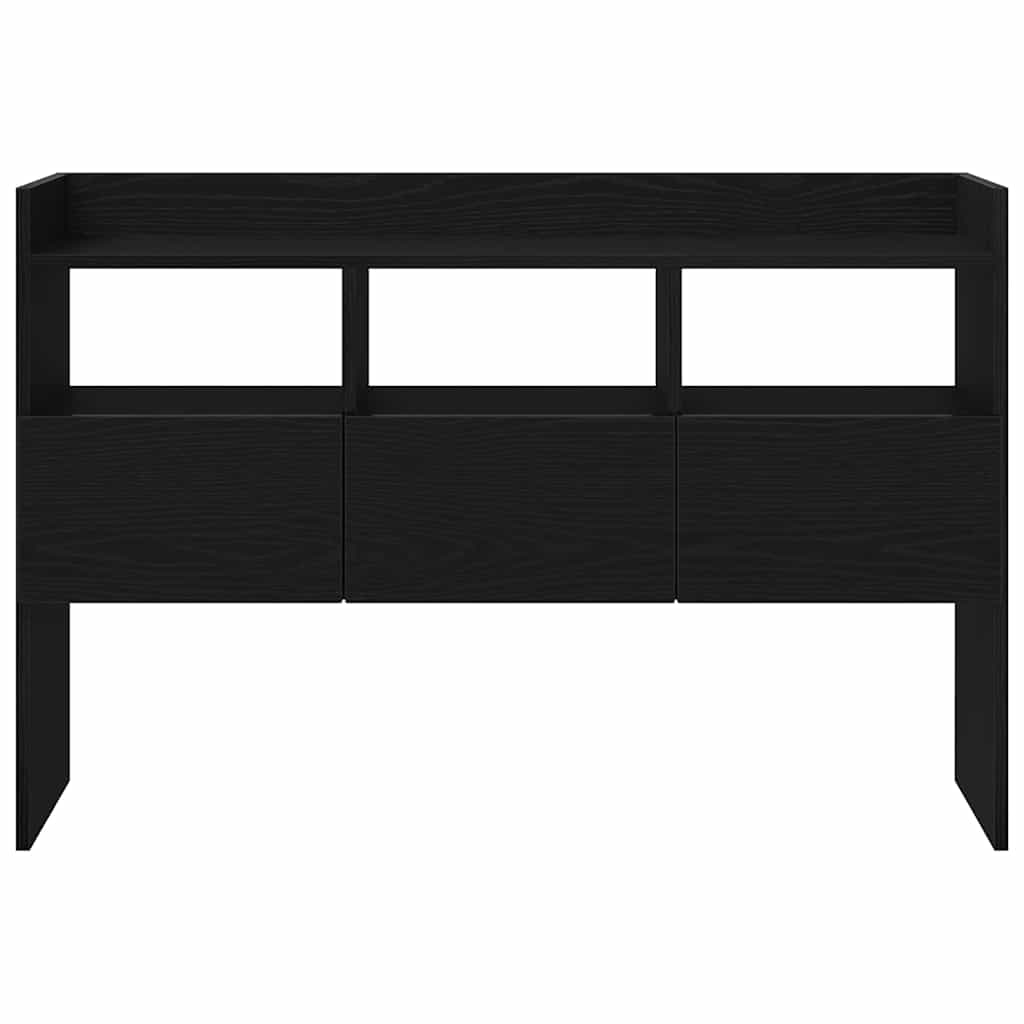Vitrina Roble Negro 105 x 30 x 70 cm Madera contrachapada