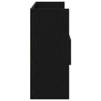 Vitrina Roble Negro 105 x 30 x 70 cm Madera contrachapada