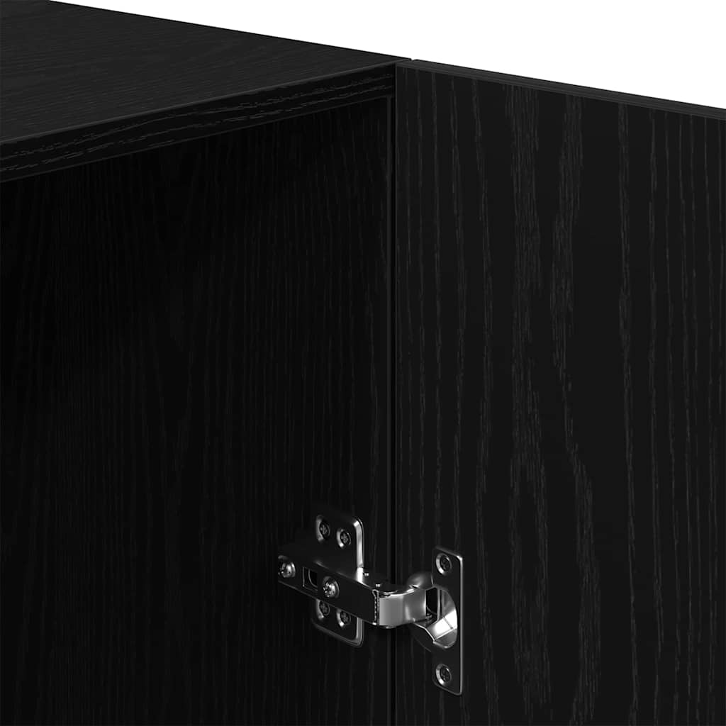 Armario para lavadora Roble Negro 70,5 x 71,5 x 91,5 cm
