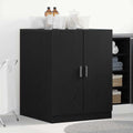 Armario para lavadora Roble Negro 70,5 x 71,5 x 91,5 cm