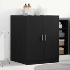 Armario para lavadora Roble Negro 70,5 x 71,5 x 91,5 cm
