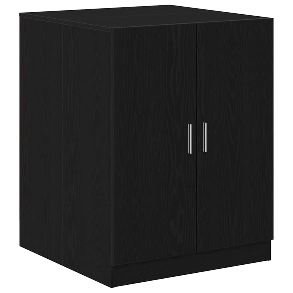 Armario para lavadora Roble Negro 70,5 x 71,5 x 91,5 cm