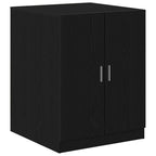 Armario para lavadora Roble Negro 70,5 x 71,5 x 91,5 cm