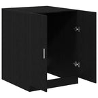 Armario para lavadora Roble Negro 70,5 x 71,5 x 91,5 cm