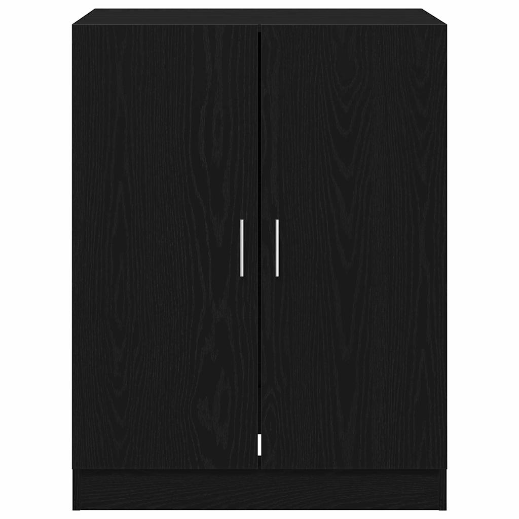 Armario para lavadora Roble Negro 70,5 x 71,5 x 91,5 cm