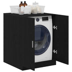 Armario para lavadora Roble Negro 70,5 x 71,5 x 91,5 cm