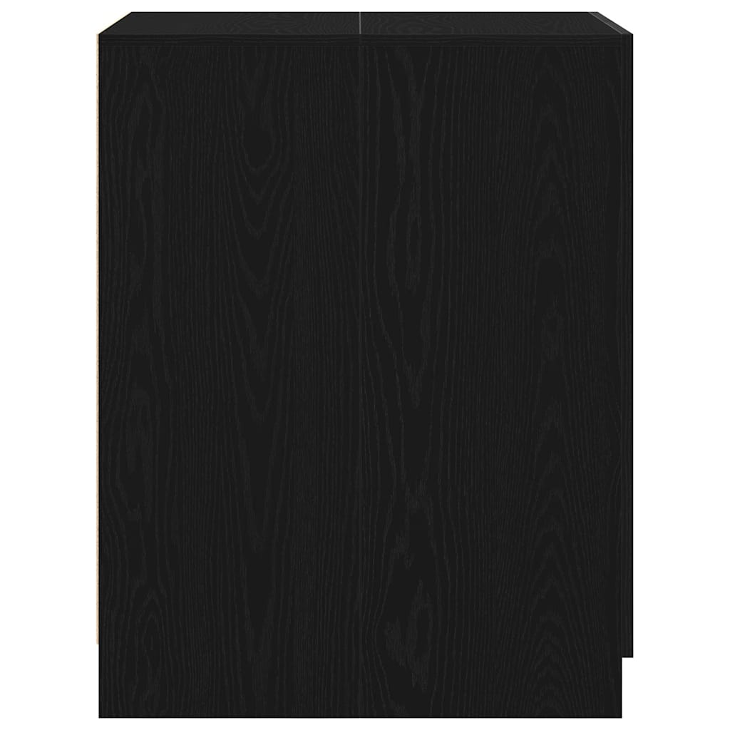 Armario para lavadora Roble Negro 70,5 x 71,5 x 91,5 cm