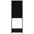 Armario para lavadora Roble Negro 64 x 24 x 190 cm