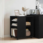 Armario de almacenamiento Roble Negro 60 x 53 x 72,5 cm